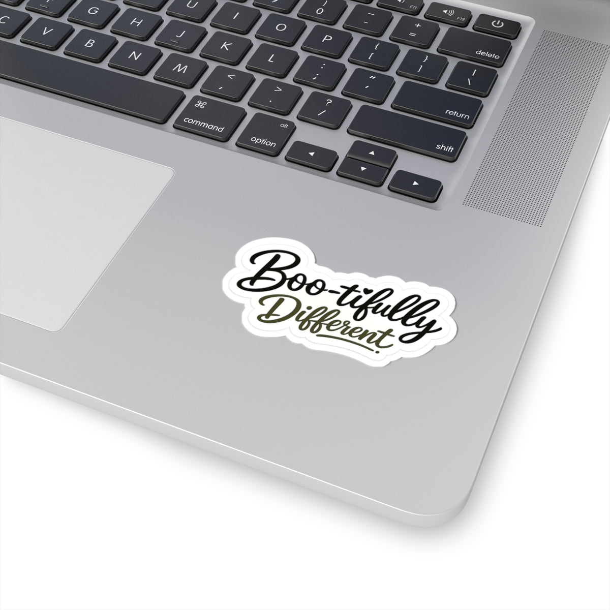 Boo-tifully Different Kiss-Cut Sticker — Halloween Positive Pride Decal