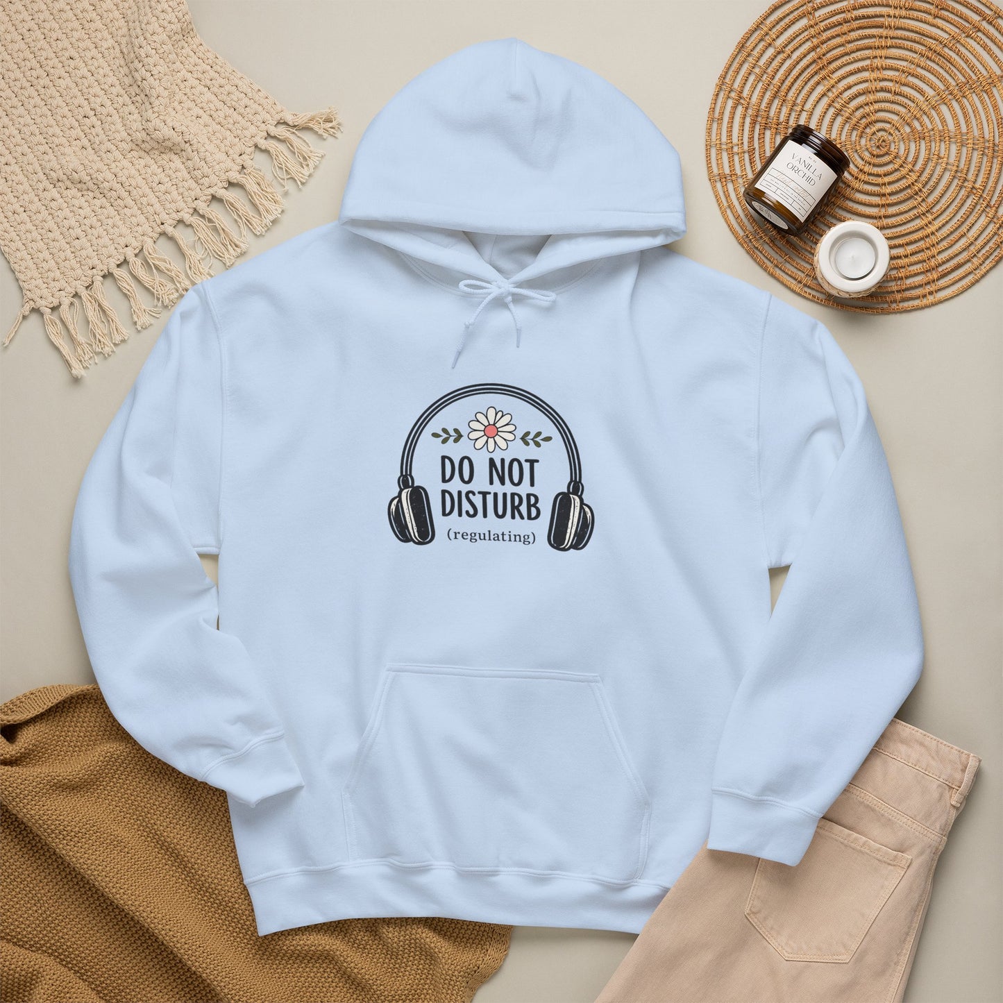 Do Not Disturb Headphones Hoodie – Relaxing Study & Meditation Sweatshirt