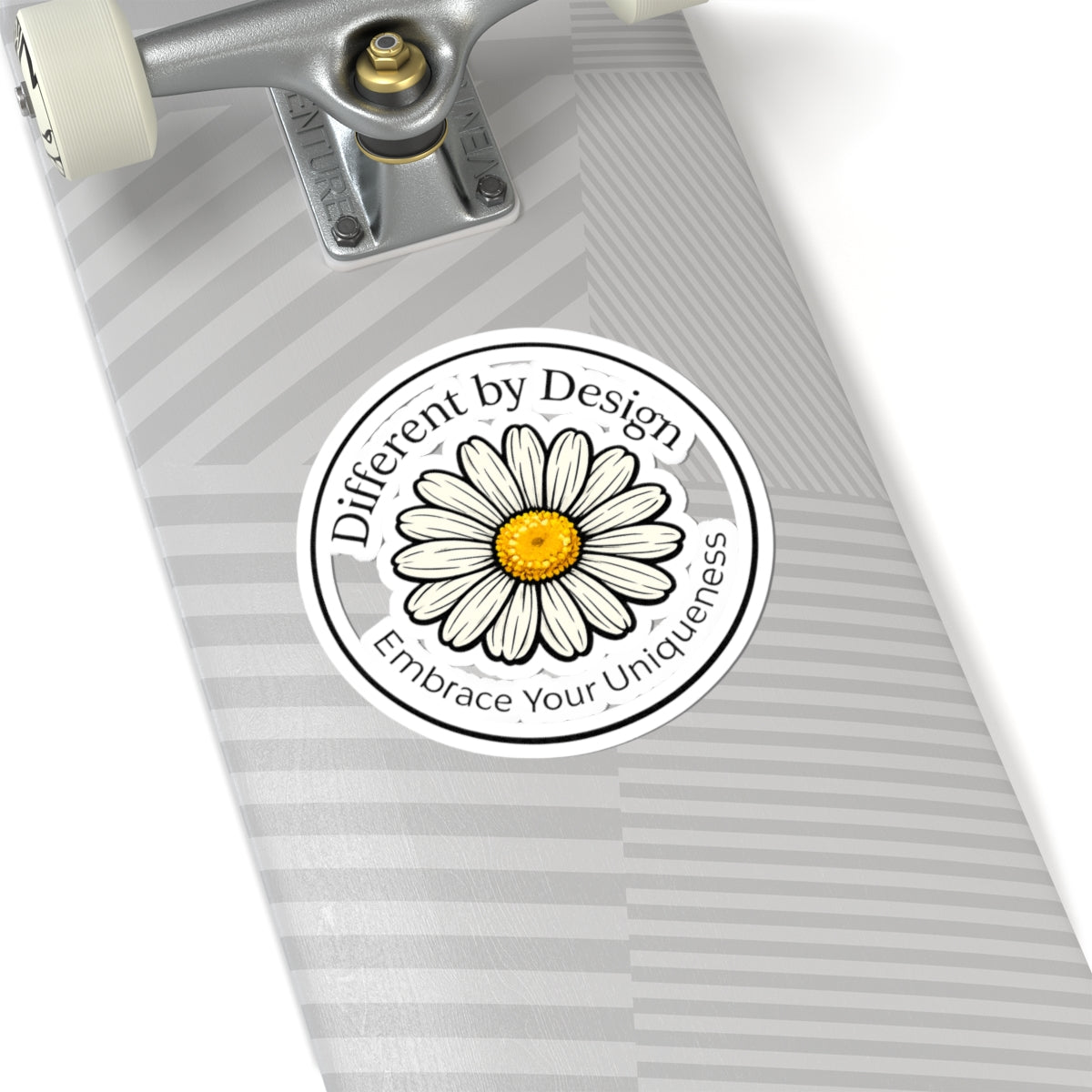 Daisy 'Different by Design' Kiss-Cut Sticker — Embrace Your Uniqueness