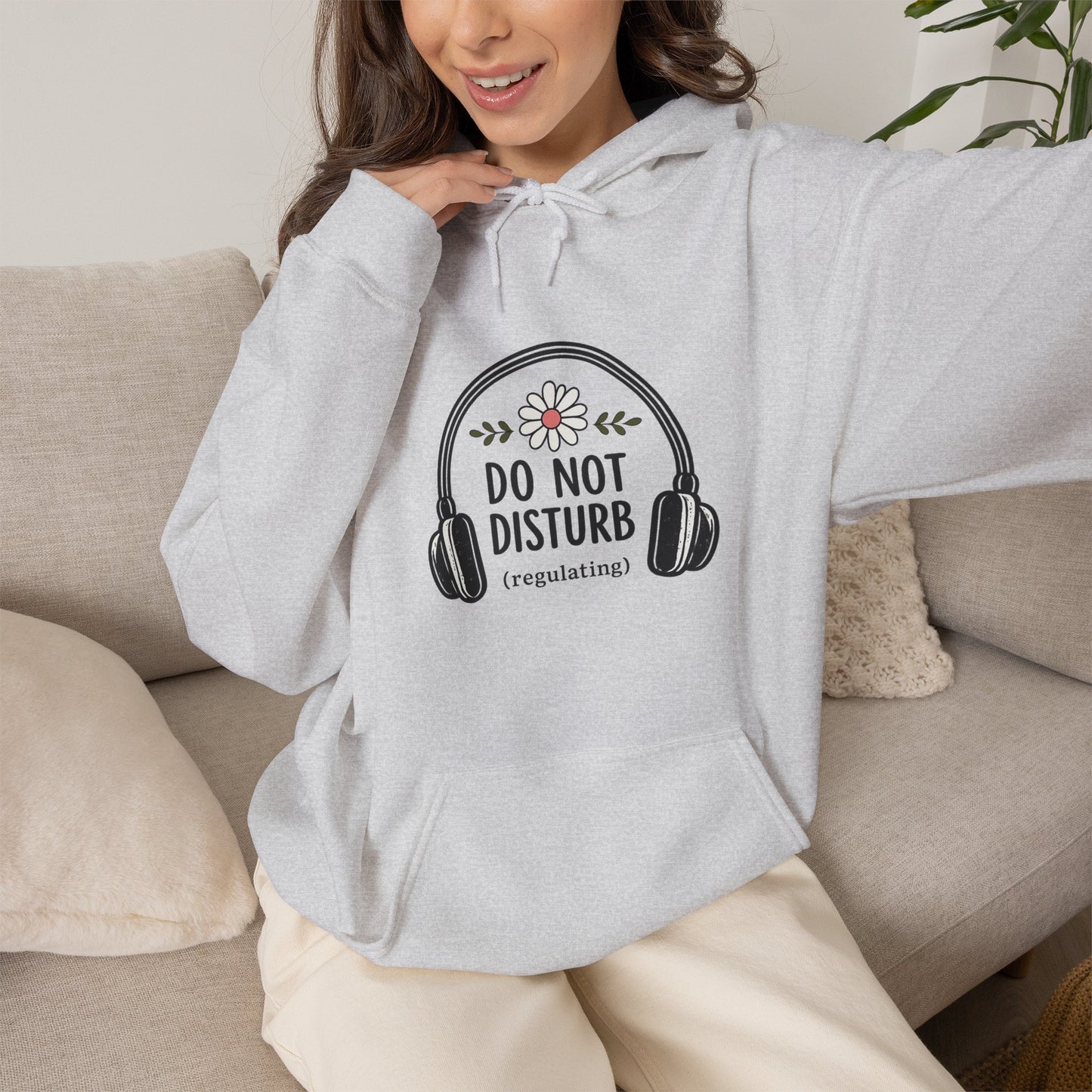 Do Not Disturb Headphones Hoodie – Relaxing Study & Meditation Sweatshirt
