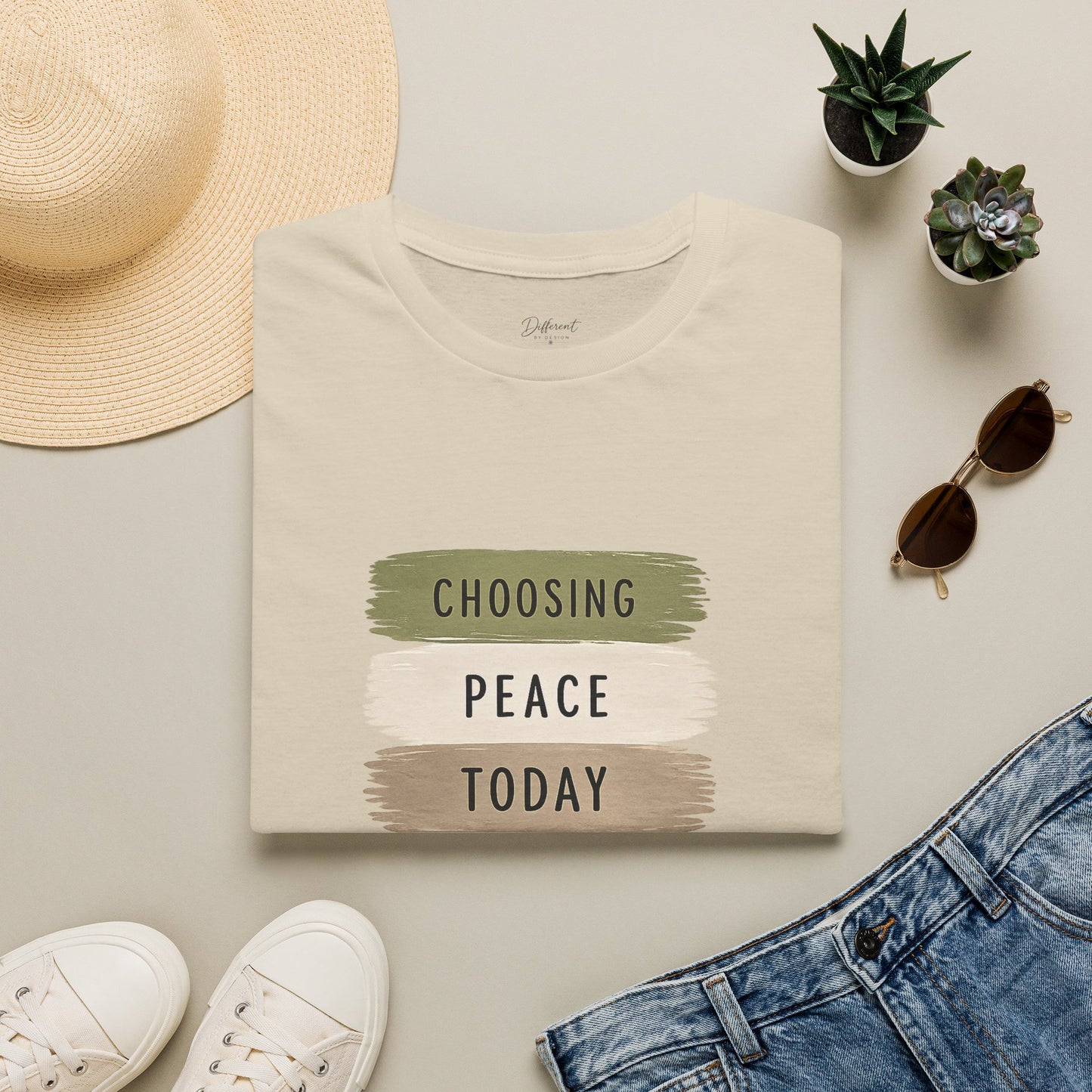 Peace T-Shirt — “Choosing Peace Today” Inspirational Graphic Tee