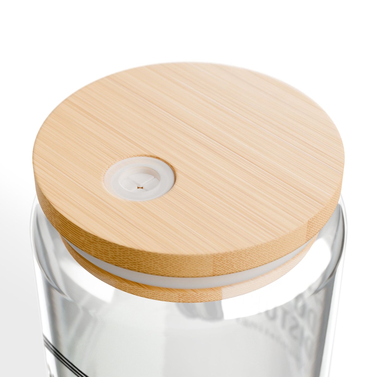 Do Not Disturb Sipper Glass — 16oz Tumbler with Straw (Headphones Graphic)
