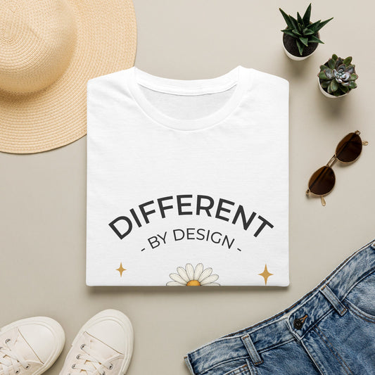 Different by Design Signature Daisy Tee – Embrace Your Uniqueness