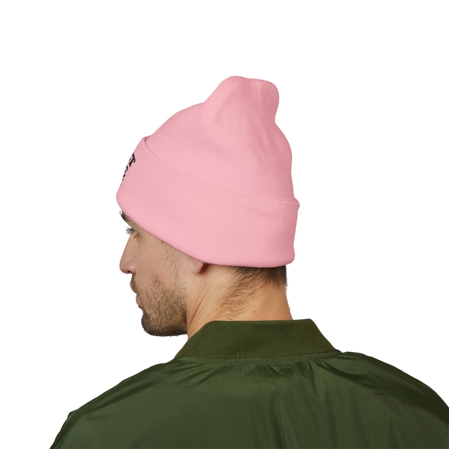 Ghost Mode Activated Embroidered Cuffed Beanie