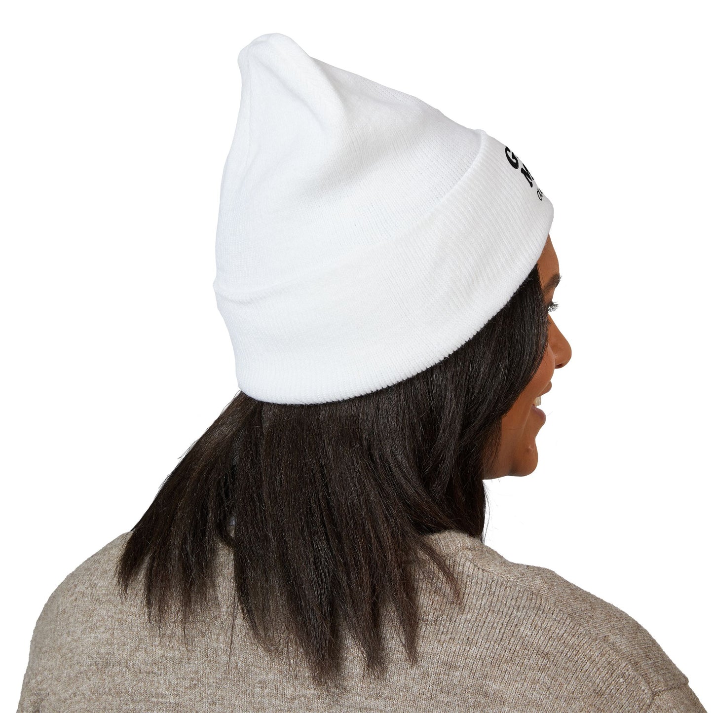 Ghost Mode Activated Embroidered Cuffed Beanie