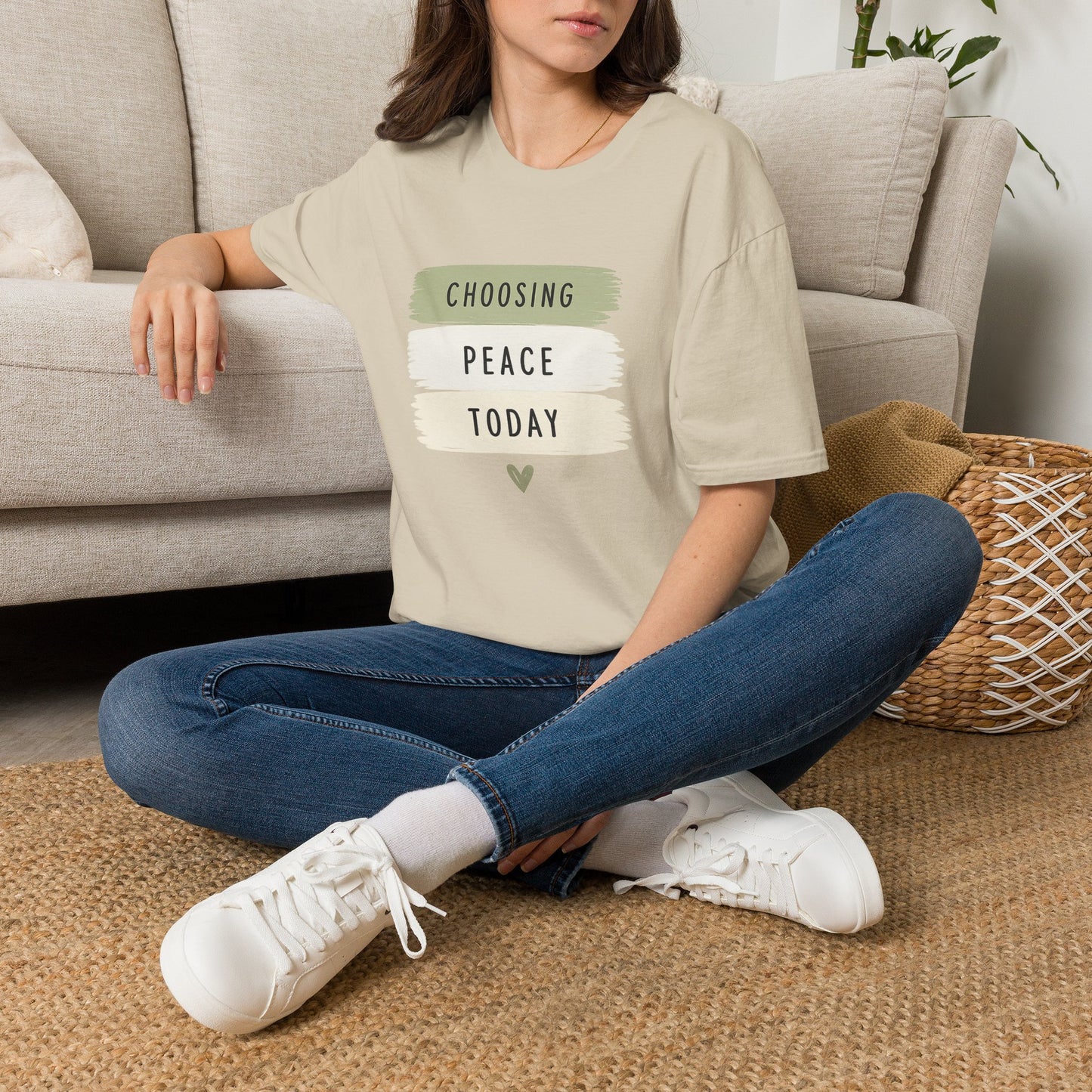 Choosing Peace Today T-Shirt — Inspirational Casual Tee