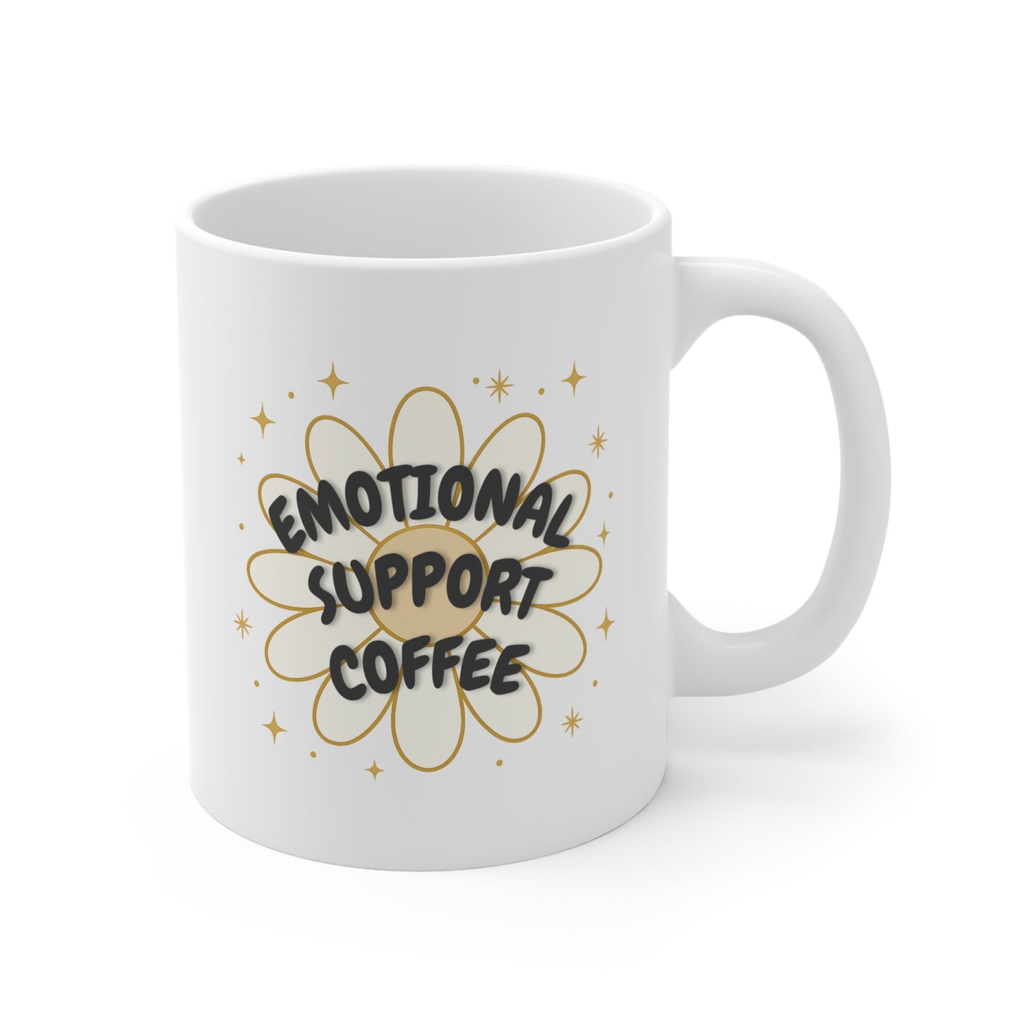 Emotional Support Coffee Mug — 11oz Funny Self-Care Gift