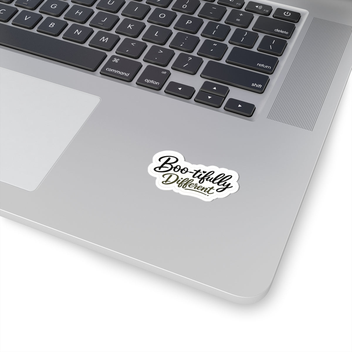 Boo-tifully Different Kiss-Cut Sticker — Halloween Positive Pride Decal