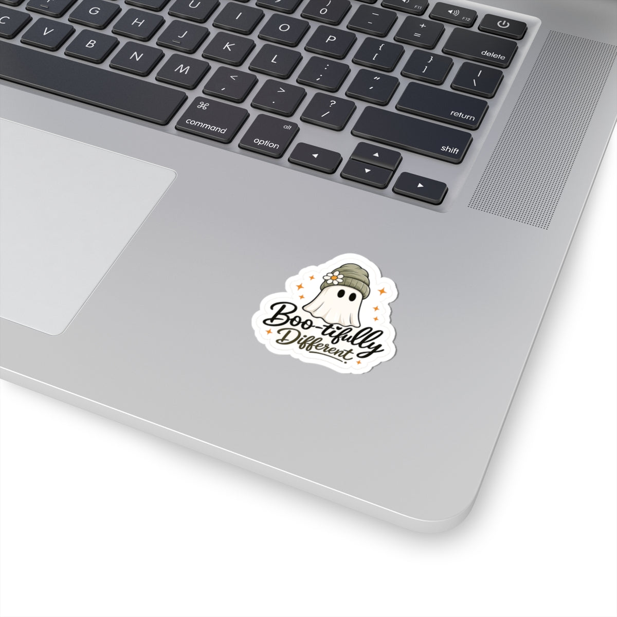 Boo-tifully Different Ghost Sticker — Cute Halloween Kiss-Cut Vinyl Decal