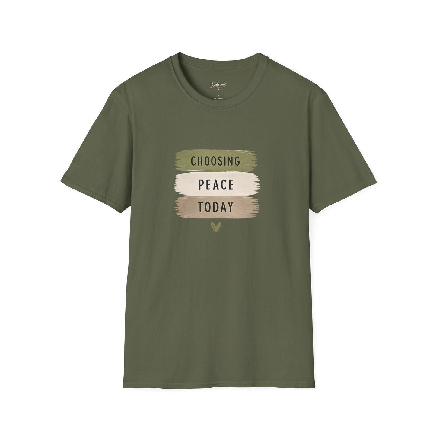 Peace T-Shirt — “Choosing Peace Today” Inspirational Graphic Tee
