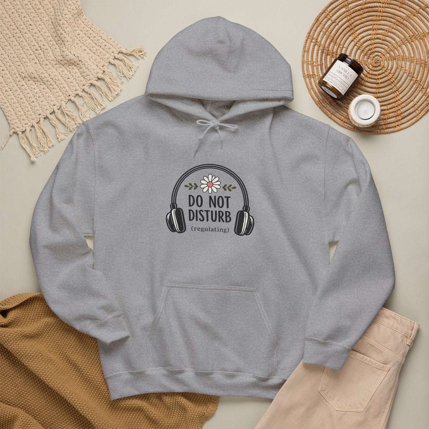 Do Not Disturb Headphones Hoodie – Relaxing Study & Meditation Sweatshirt