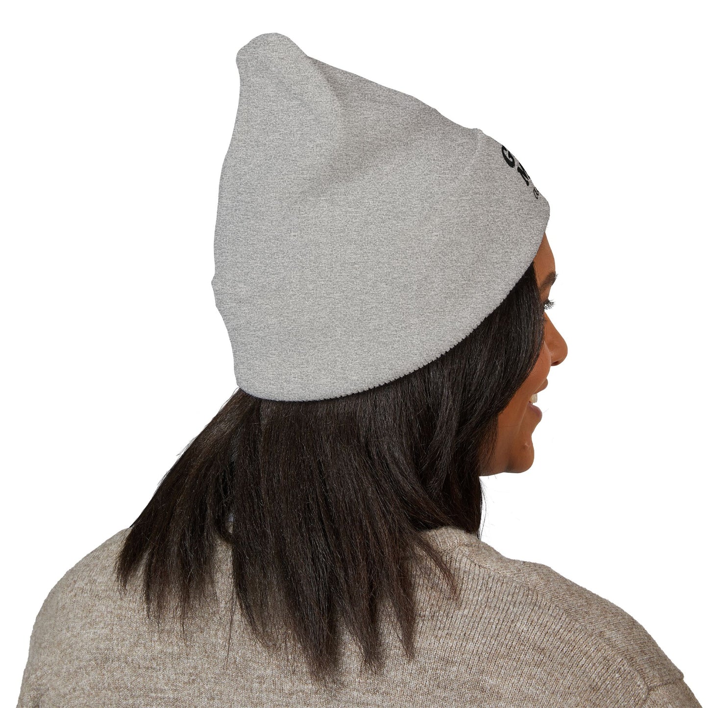 Ghost Mode Activated Embroidered Cuffed Beanie