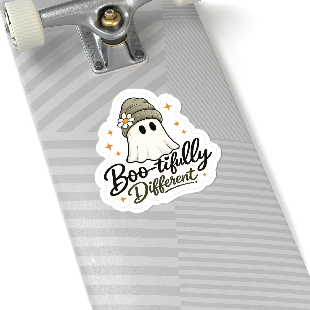 Boo-tifully Different Ghost Sticker — Cute Halloween Kiss-Cut Vinyl Decal