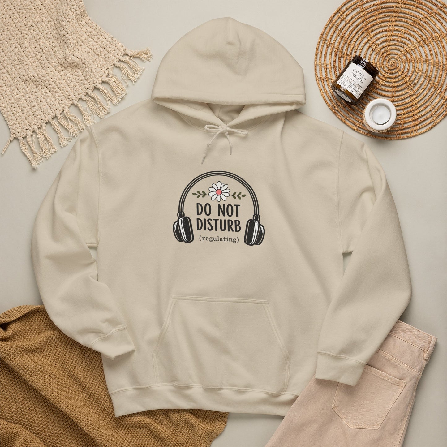 Do Not Disturb Headphones Hoodie – Relaxing Study & Meditation Sweatshirt