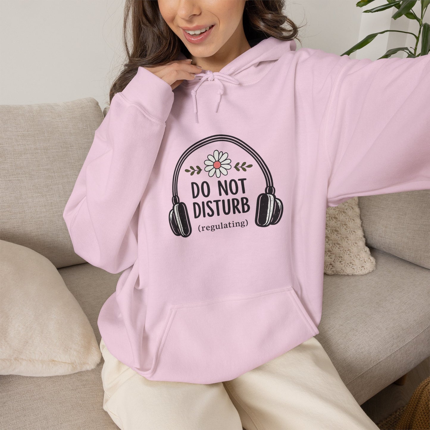 Do Not Disturb Headphones Hoodie – Relaxing Study & Meditation Sweatshirt