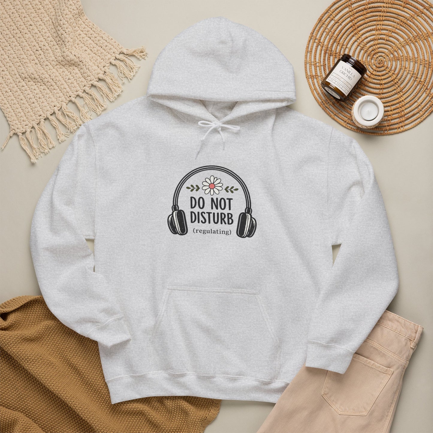 Do Not Disturb Headphones Hoodie – Relaxing Study & Meditation Sweatshirt