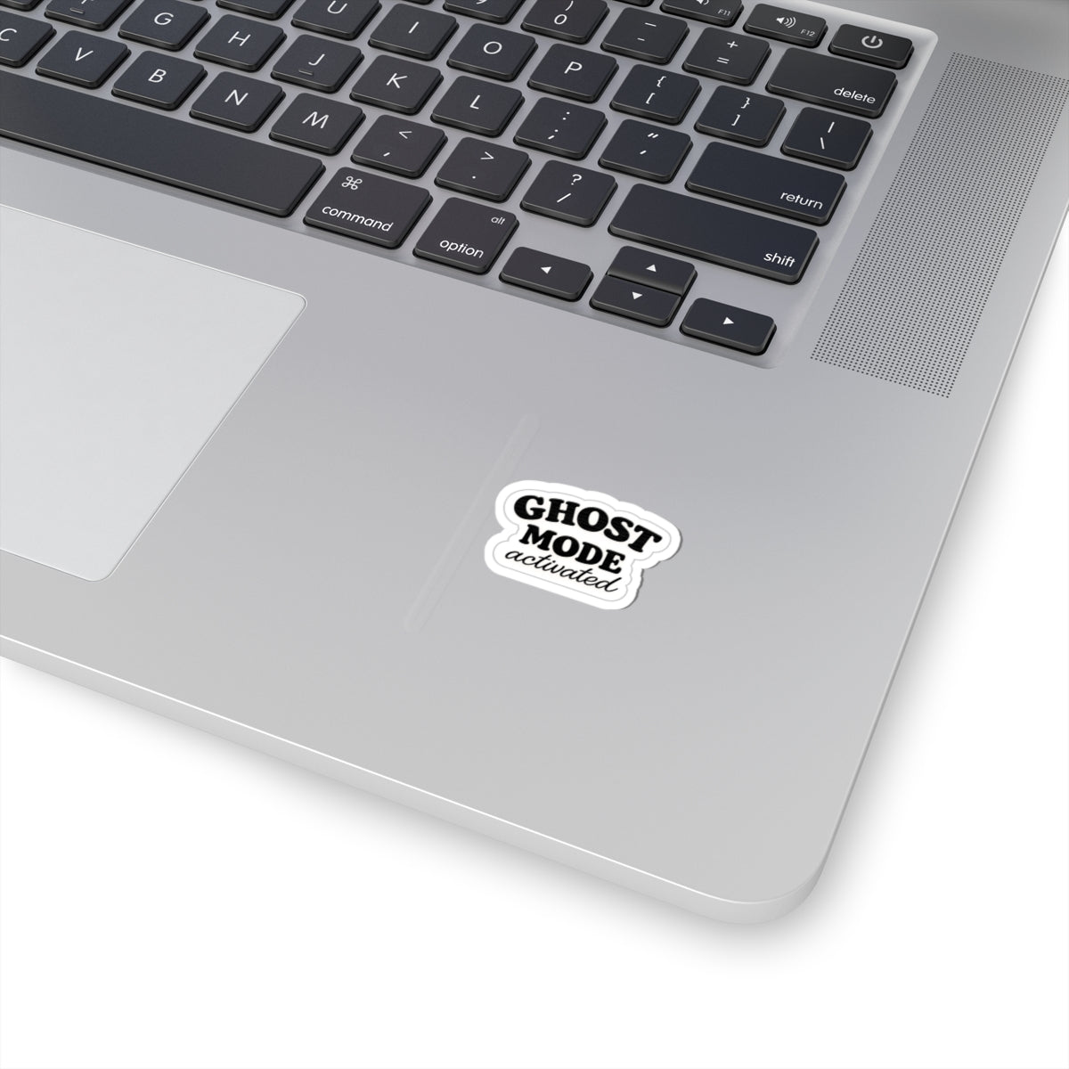 Ghost Mode Activated Sticker — Kiss-Cut Vinyl Laptop Decal