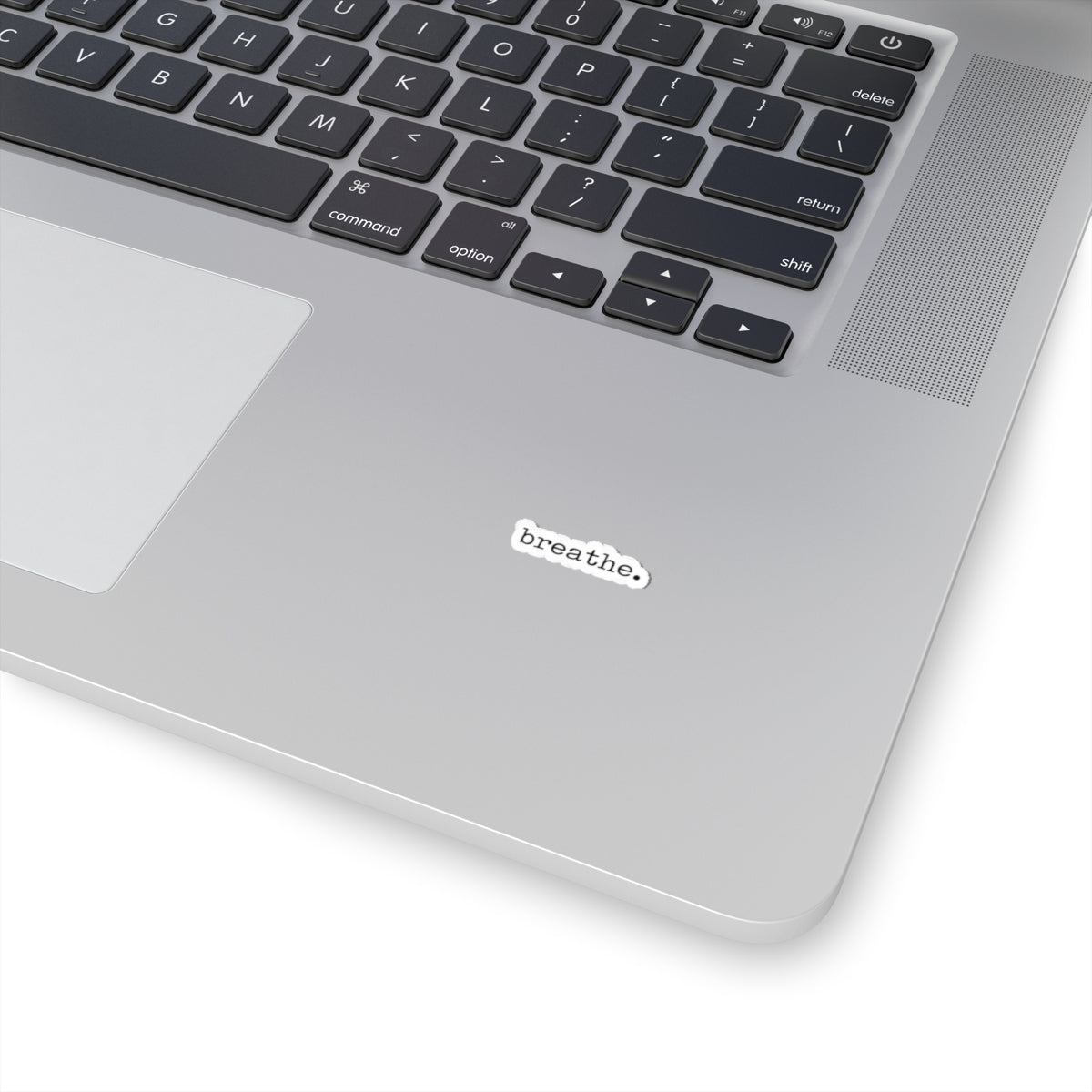 Breathe. Vinyl Sticker — Minimal Inspirational Laptop Decal