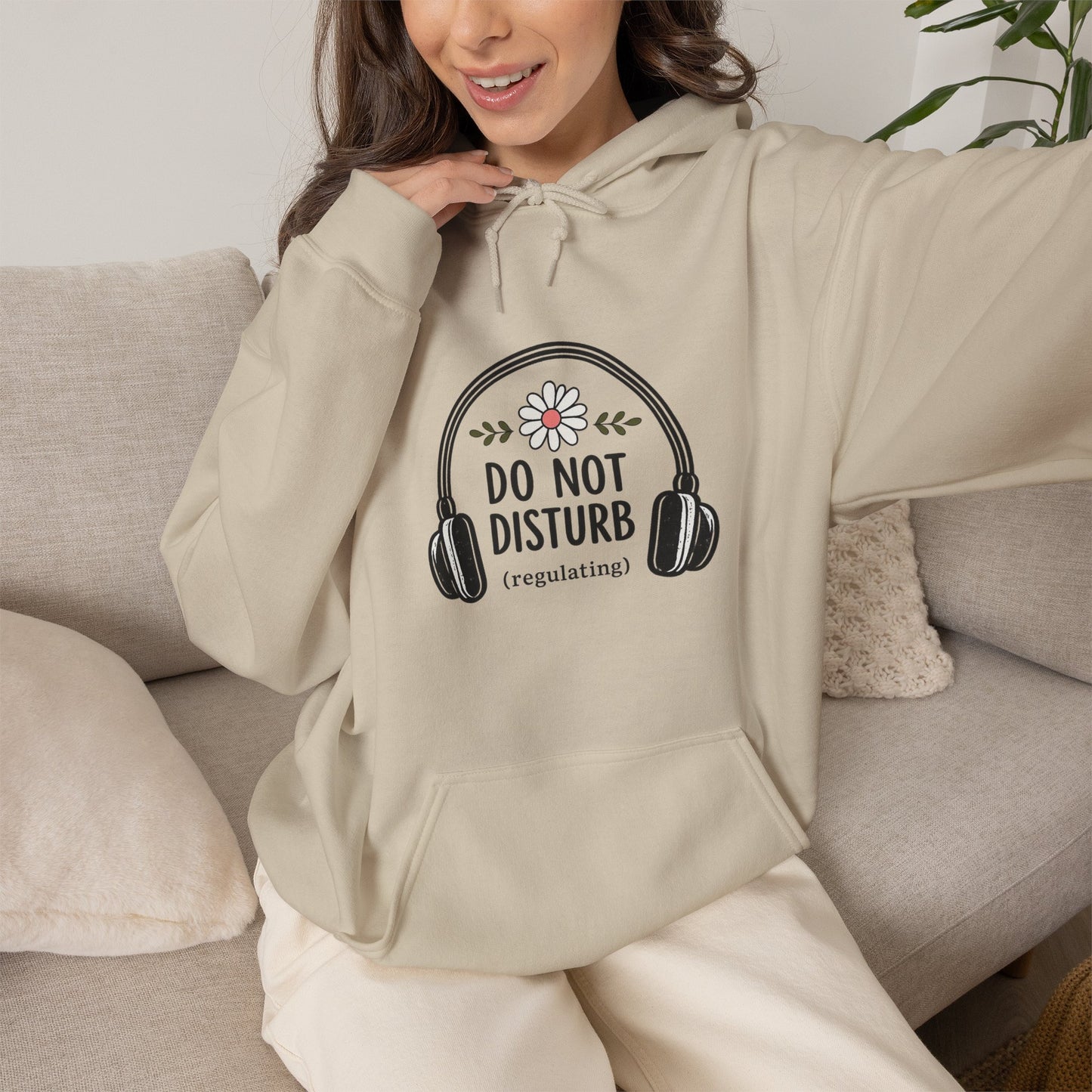 Do Not Disturb Headphones Hoodie – Relaxing Study & Meditation Sweatshirt