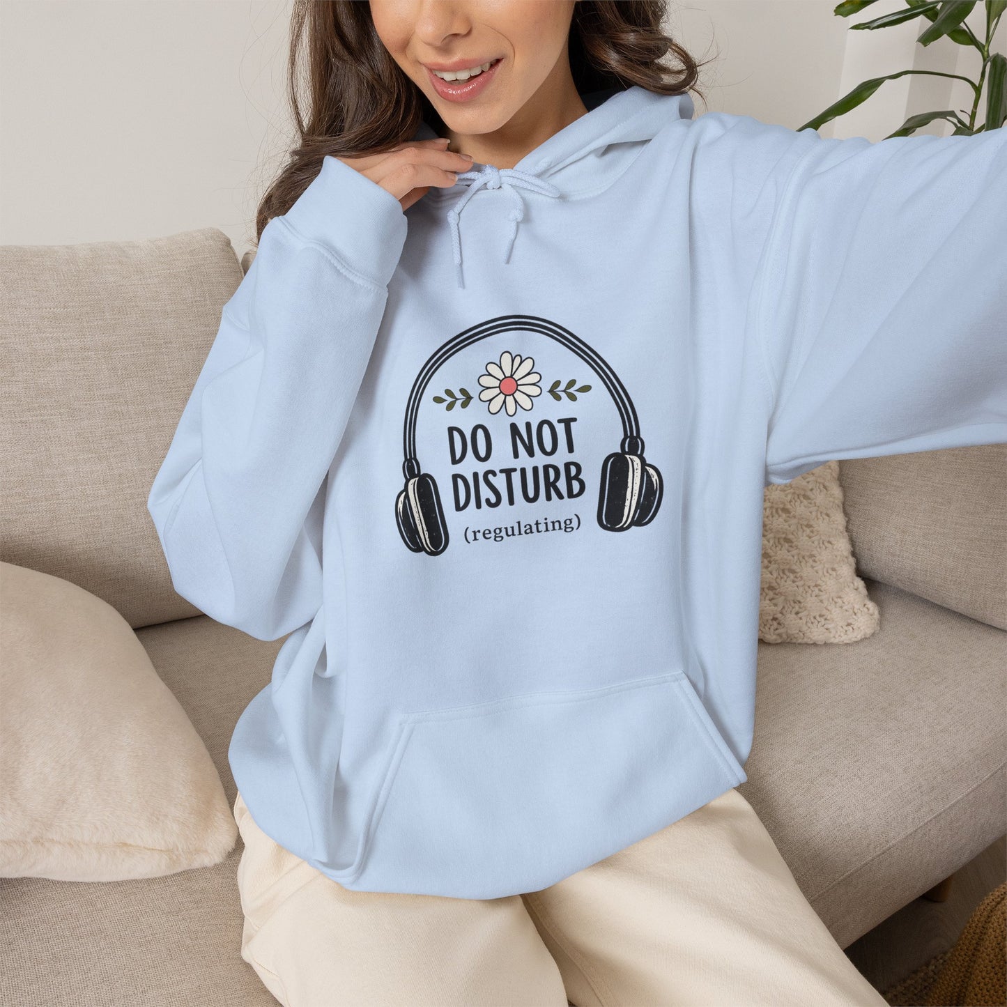 Do Not Disturb Headphones Hoodie – Relaxing Study & Meditation Sweatshirt