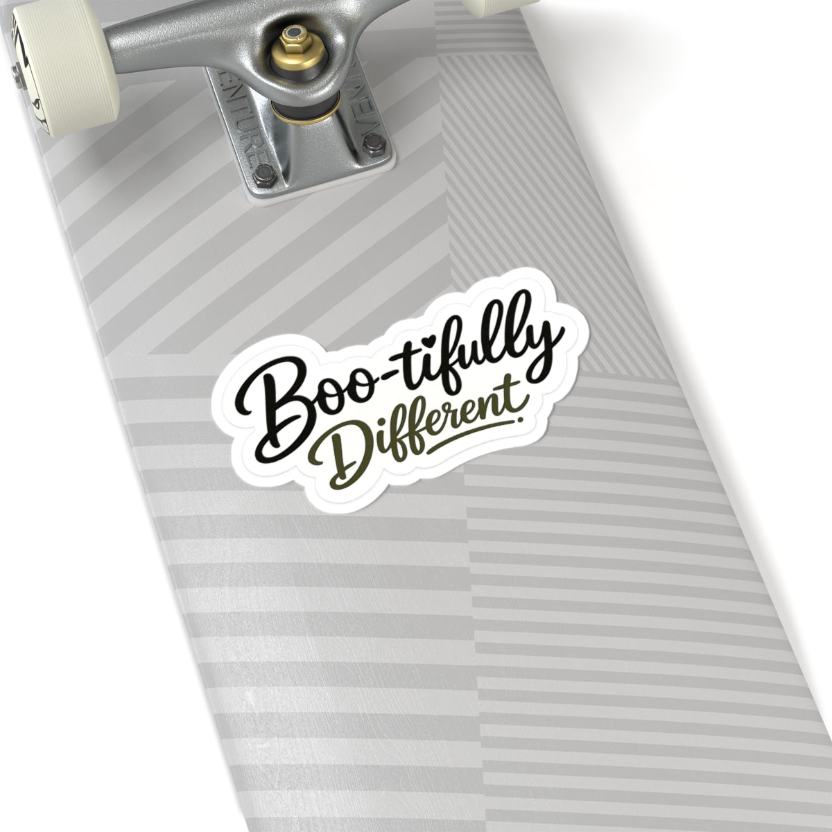 Boo-tifully Different Kiss-Cut Sticker — Halloween Positive Pride Decal