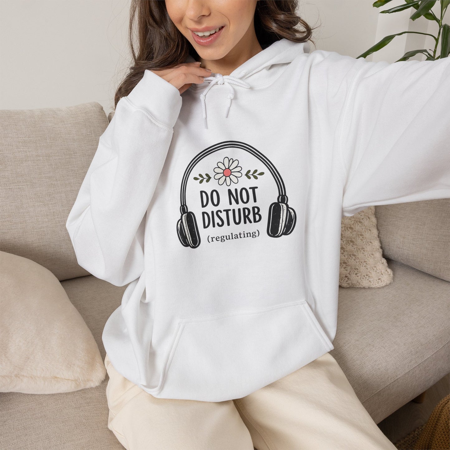 Do Not Disturb Headphones Hoodie – Relaxing Study & Meditation Sweatshirt