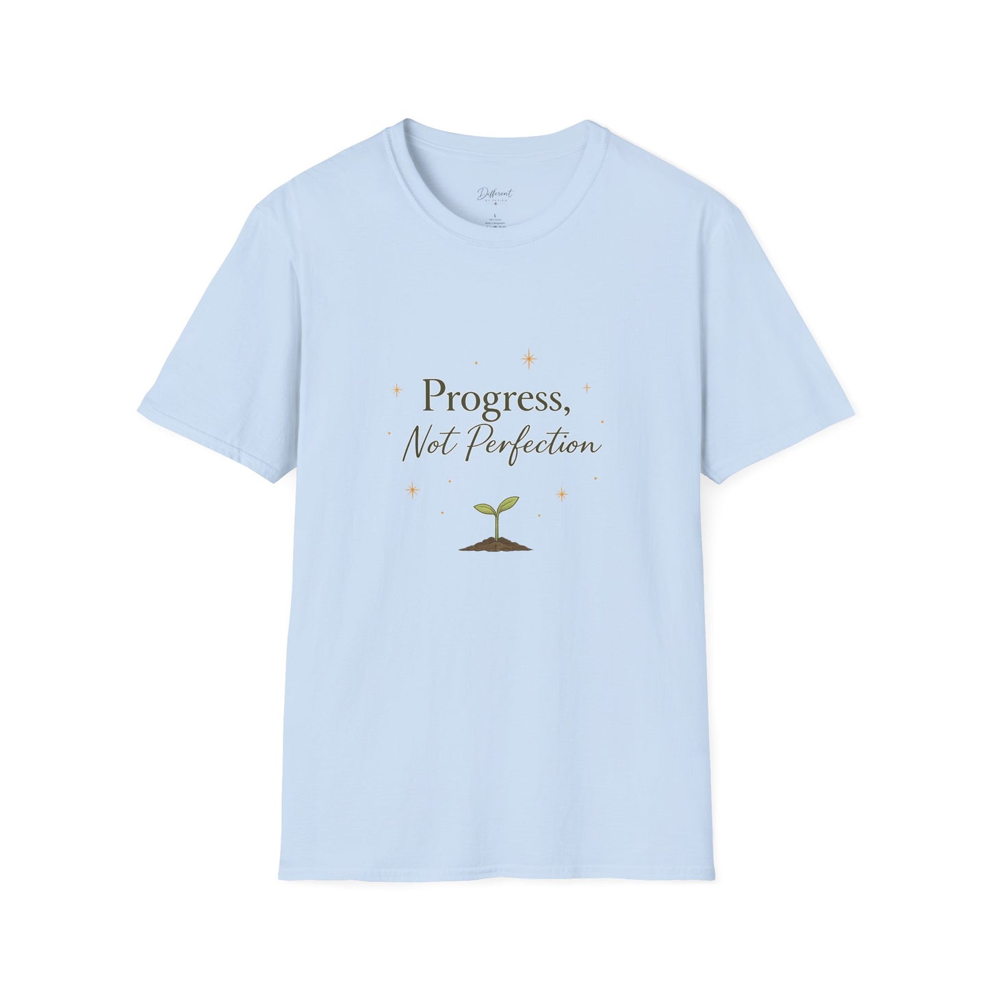 Progress, Not Perfection T-Shirt — Inspirational Growth Tee
