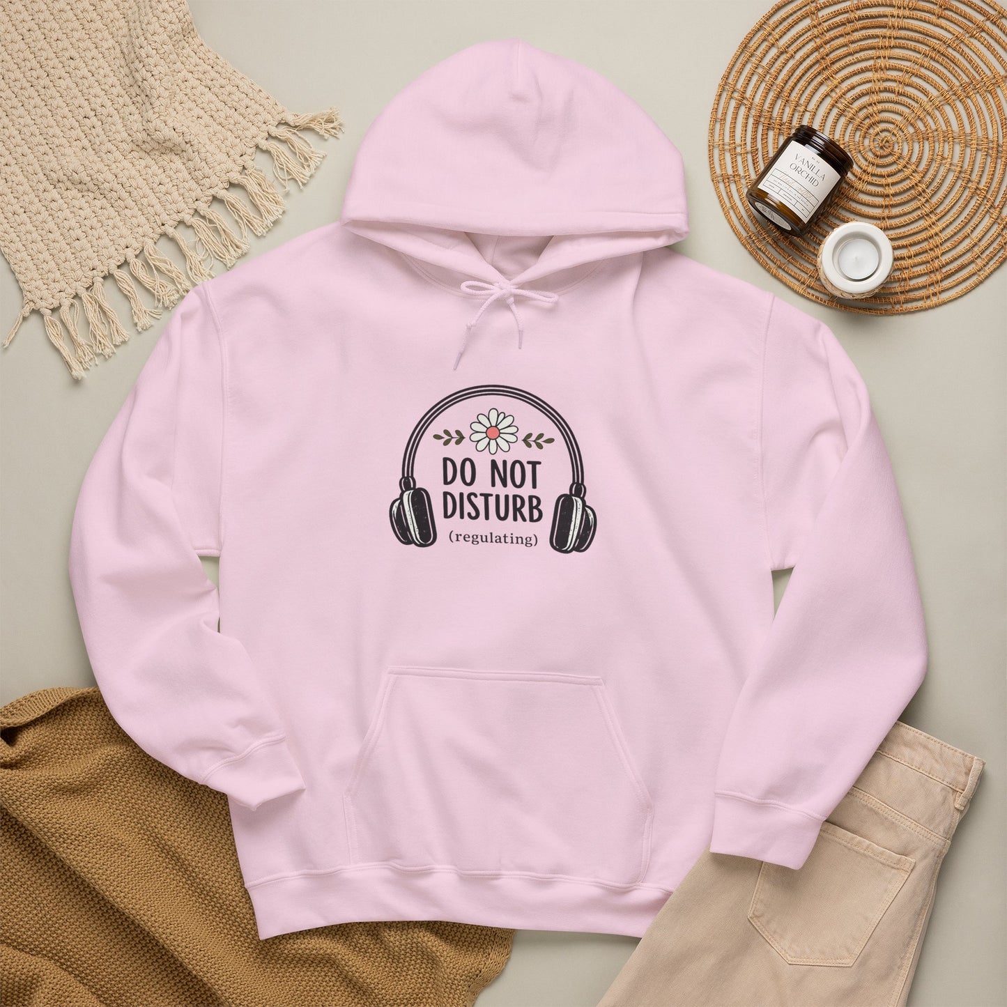 Do Not Disturb Headphones Hoodie – Relaxing Study & Meditation Sweatshirt