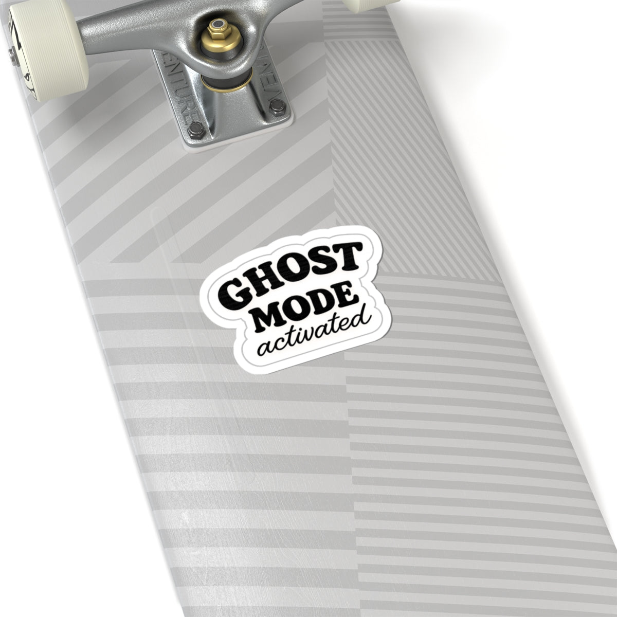 Ghost Mode Activated Sticker — Kiss-Cut Vinyl Laptop Decal