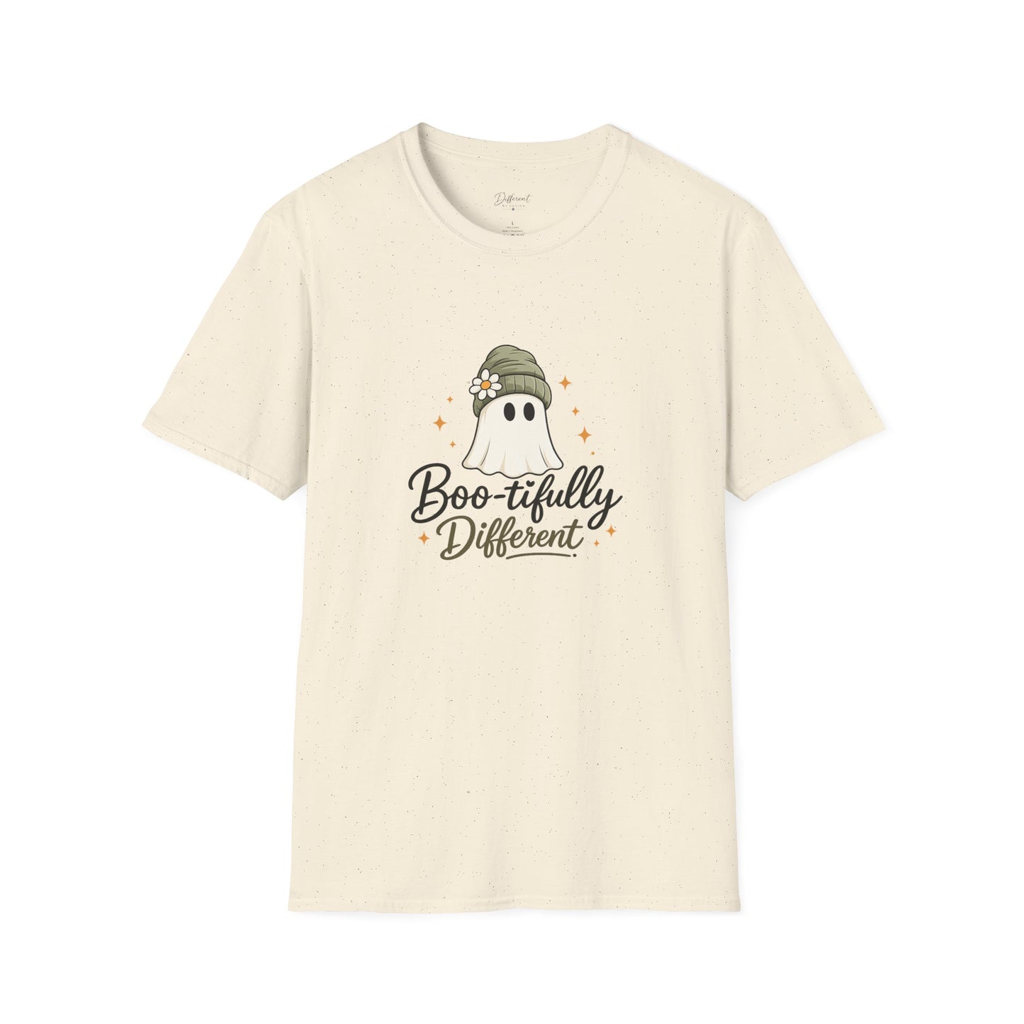 Boo-tifully Different T-Shirt — Cute Ghost Graphic Halloween Tee