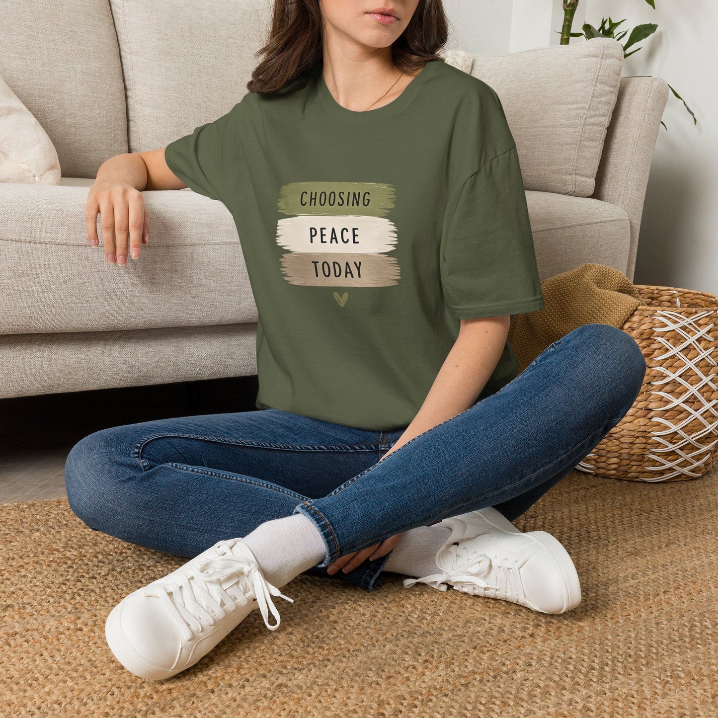 Peace T-Shirt — “Choosing Peace Today” Inspirational Graphic Tee