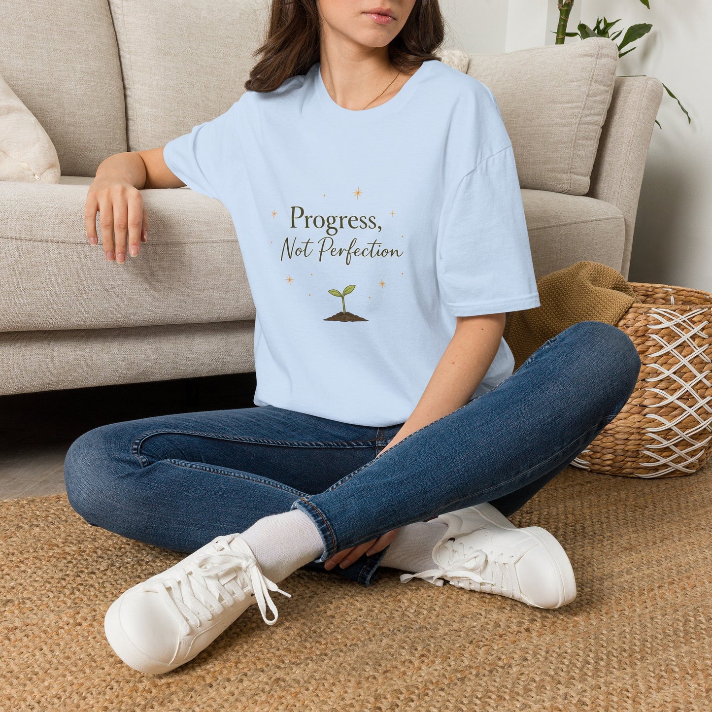 Progress, Not Perfection T-Shirt — Inspirational Growth Tee