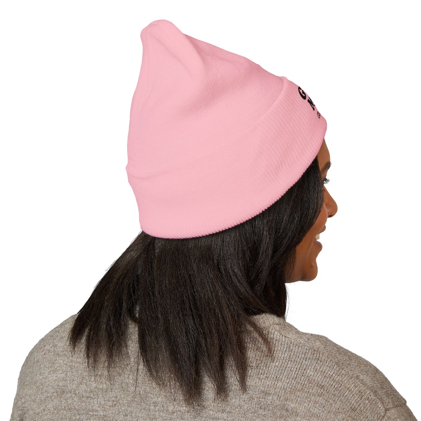 Ghost Mode Activated Embroidered Cuffed Beanie
