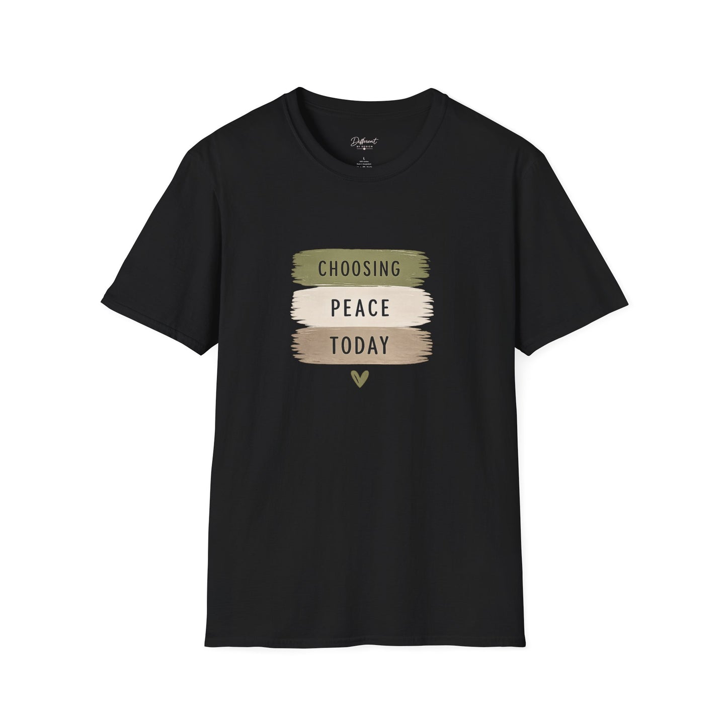 Peace T-Shirt — “Choosing Peace Today” Inspirational Graphic Tee