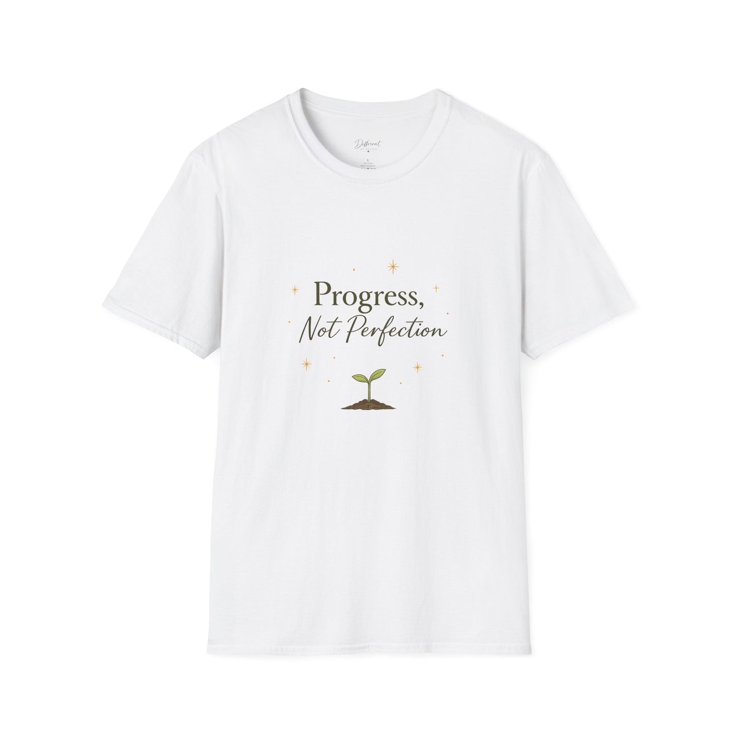 Progress, Not Perfection T-Shirt — Inspirational Growth Tee