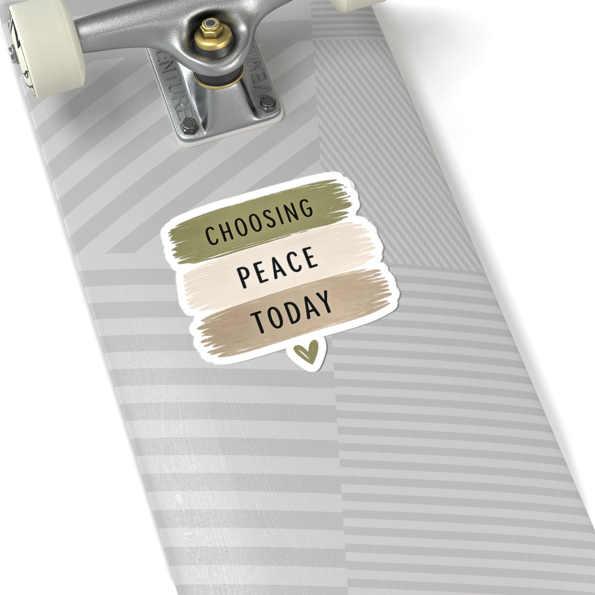 Sticker — "Choosing Peace Today" Inspirational Kiss-Cut Sticker